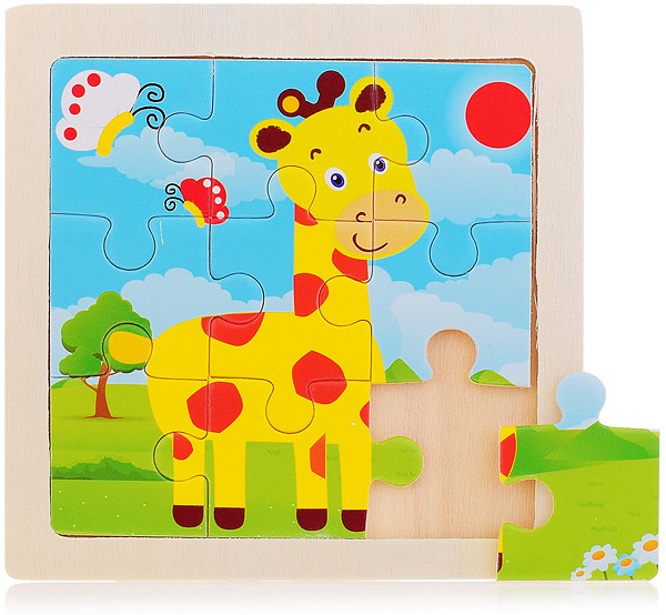 Пазл-вкладыш «Жираф» | Щепочка