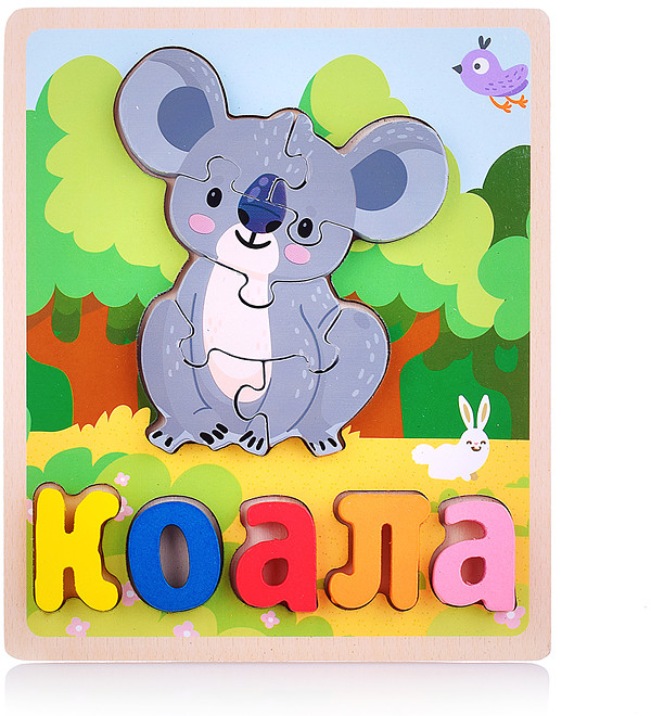 Пазл-вкладыш «Коала» | Щепочка