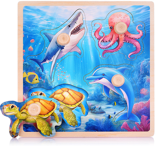 Пазл-вкладыш «Подводный мир» | Щепочка