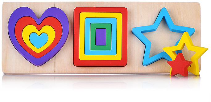 Пазл-вкладыш «Фигура» | Щепочка