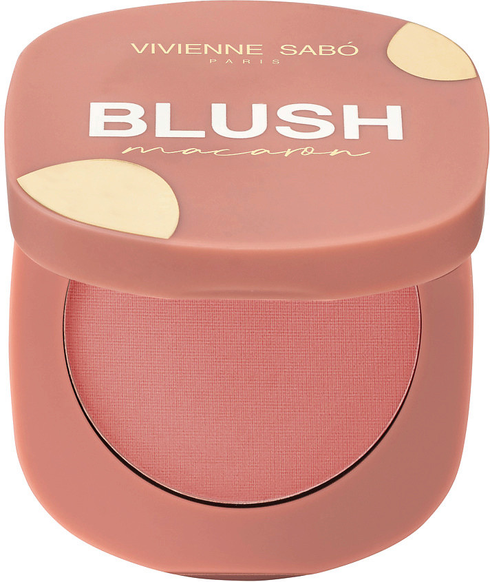 Румяна для лица «Macaron», оттенок 04 Натуральный розовый | Vivienne Sabo