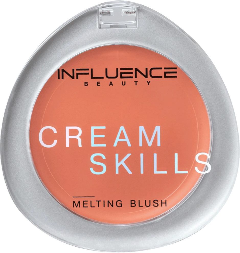 Румяна для лица кремовые «Cream Skills», оттенок 01 Персиковый | Influence Beauty