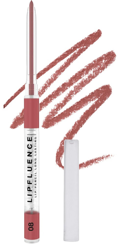 Карандаш для губ «Lipfluence», тон 08 Нюд натуральный розовый | Influence Beauty