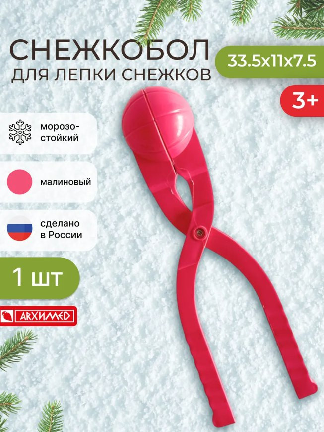 Снежкобол для зимних забав | Архимед