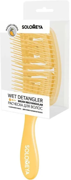 Арома-расческа для сухих и влажных волос «Манго» | Solomeya