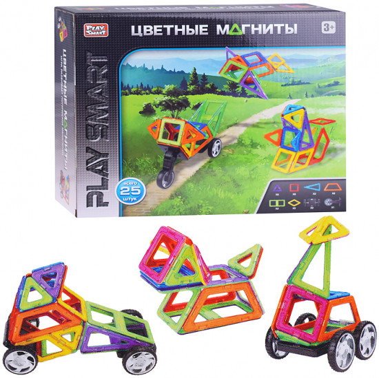 Конструктор магнитный «Цветные магниты»
