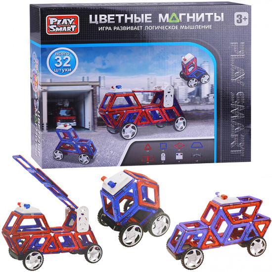 Конструктор магнитный «Цветные магниты»