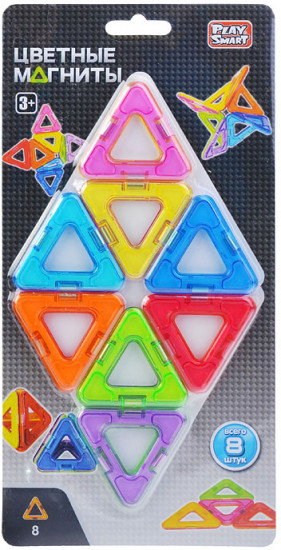 Конструктор магнитный «Цветные магниты»