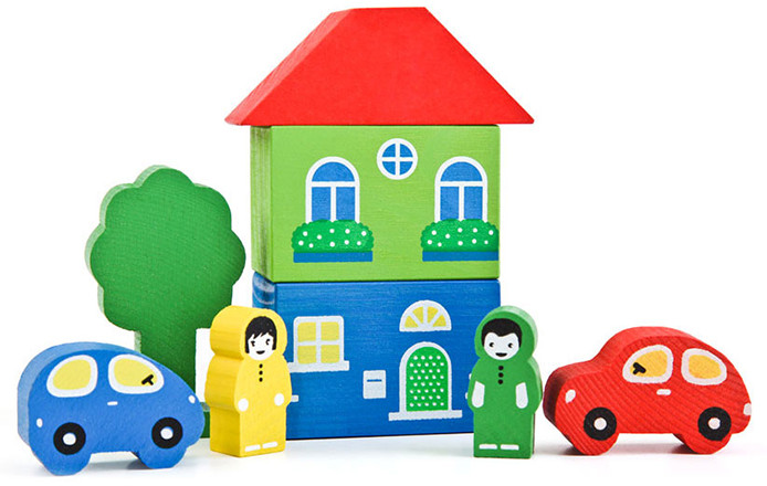 Конструктор «Цветной городок» | Томик