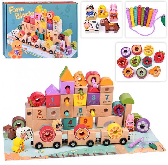 Конструктор из кубиков «Creative farm»