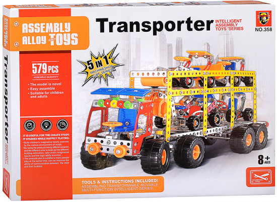 Конструктор металлический «Автовоз»