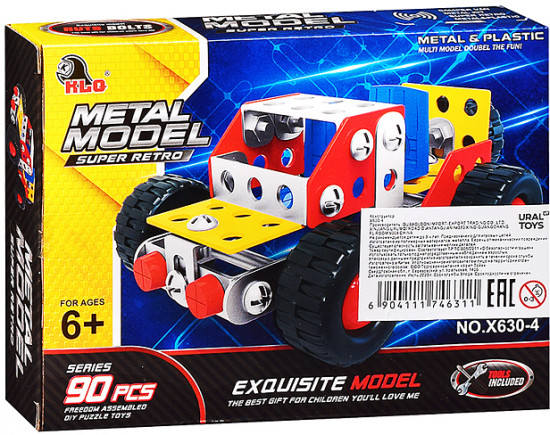 Конструктор металлический «Гоночная машина»