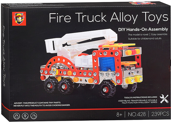 Конструктор металлический «Пожарная машина»