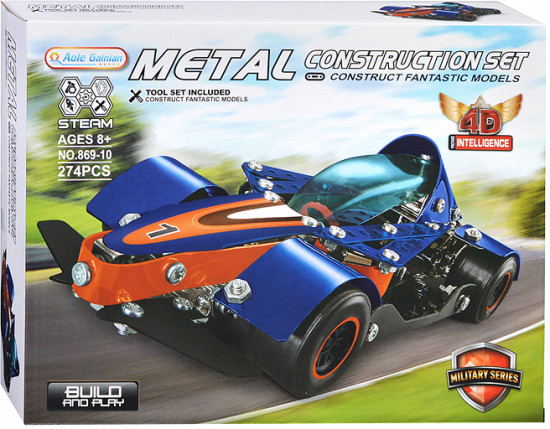 Конструктор металлический «Спортивный авто»