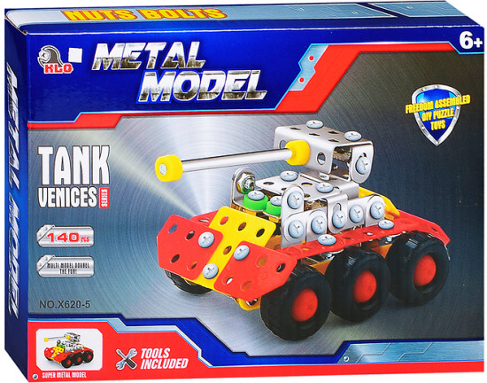 Конструктор металлический «Танк»