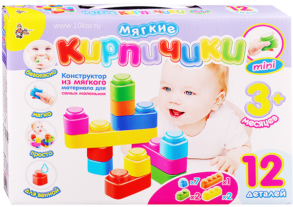 Конструктор «Мягкие кирпичики» | Десятое королевство