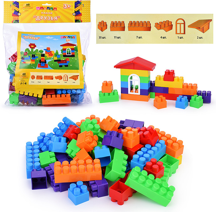 Игрушка-конструктор «Друзья» | Кубика