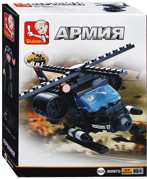 Конструктор «Боевой вертолет» | SLUBAN