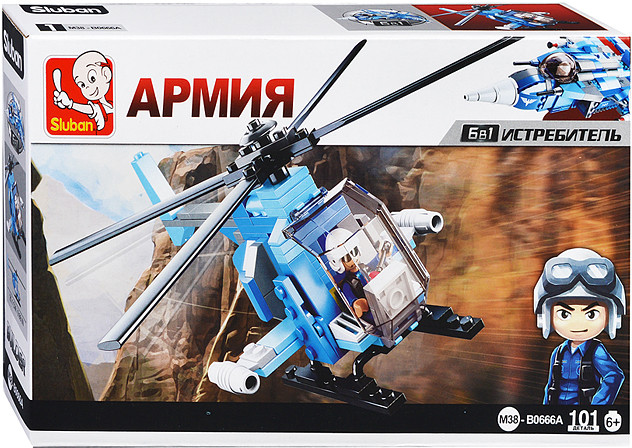 Конструктор «Вертолет спасательный» | SLUBAN