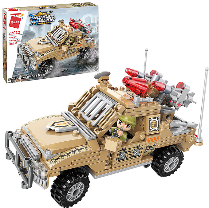 Конструктор «Военный джип» | QMAN