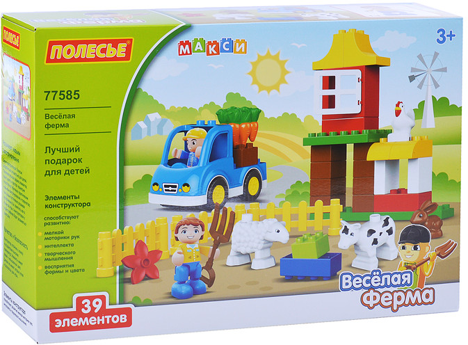 Конструктор «Весёлая ферма» | Полесье