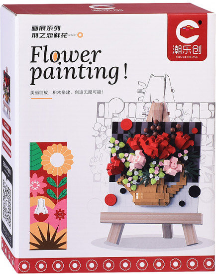 Конструктор «Мольберт с цветами»