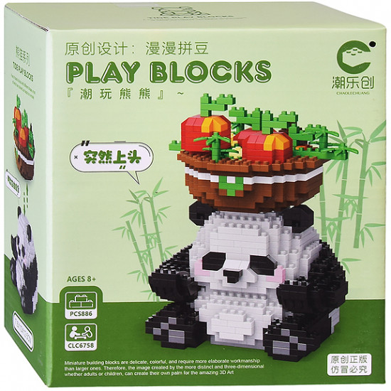 Конструктор «Панда с фруктами»