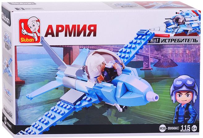 Конструктор «Самолет. Истребитель» | SLUBAN