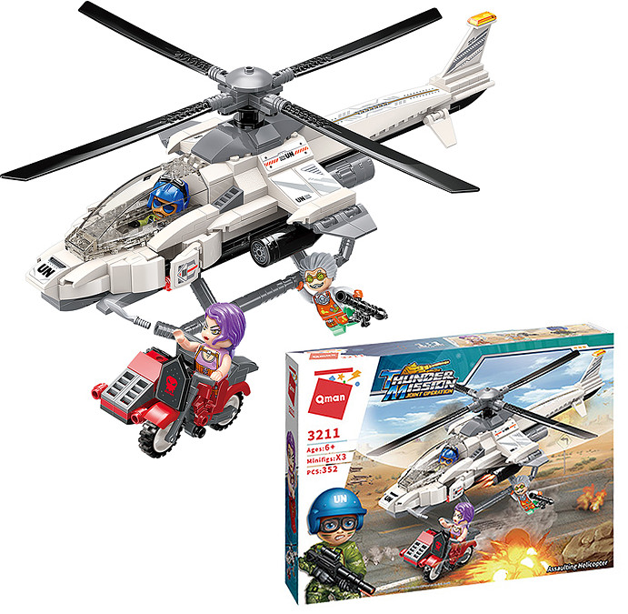 Конструктор «Спасательный вертолет» | QMAN
