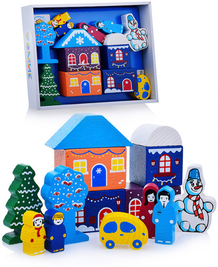 Конструктор «Цветной городок. Зима»
