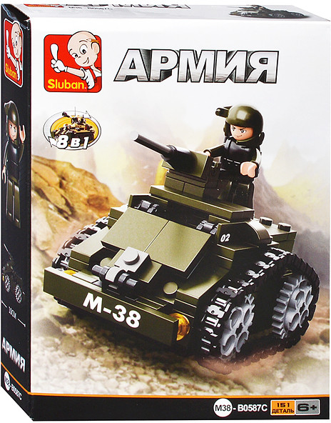 Конструктор «Штурмовой танк» | SLUBAN
