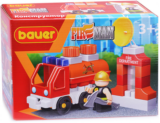 Конструктор «Fireman. Пожарная машина с цистерной»