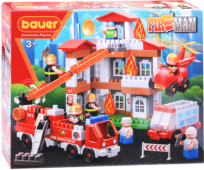 Конструктор «Fireman. Тушение пожара» | Bauer