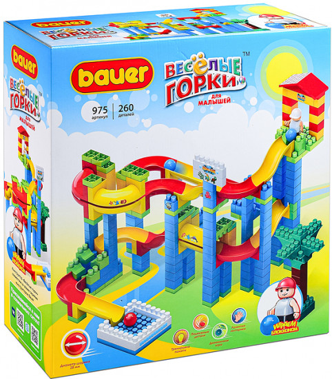 Конструктор «Весёлые горки для малышей»