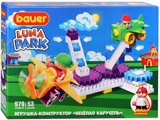 Конструктор «Luna Park Аттракцион. Веселая Карусель»