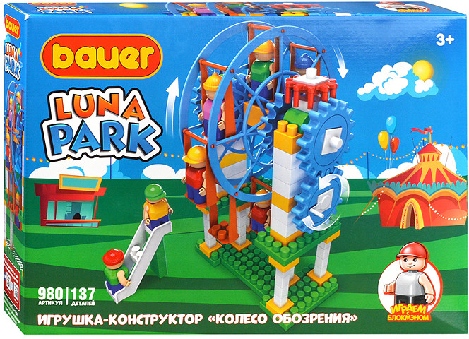 Конструктор «Luna Park Аттракцион. Колесо обозрения» | Bauer