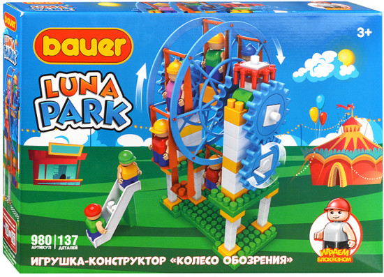 Конструктор «Luna Park Аттракцион. Колесо обозрения»