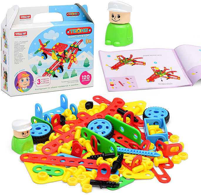 Конструктор «Техно. Самолет» | Stellar