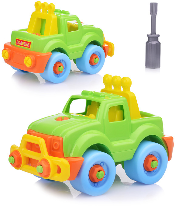 Конструктор-транспорт «Джип» | Полесье