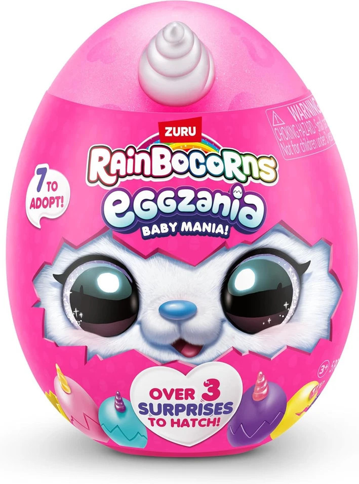 Игрушка-сюрприз в яйце «Eggzania Baby Mania» | Rainbocorns | Zuru