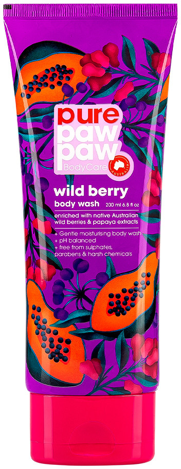 Увлажняющий гель для душа «Wild Berry» | Pure Paw Paw