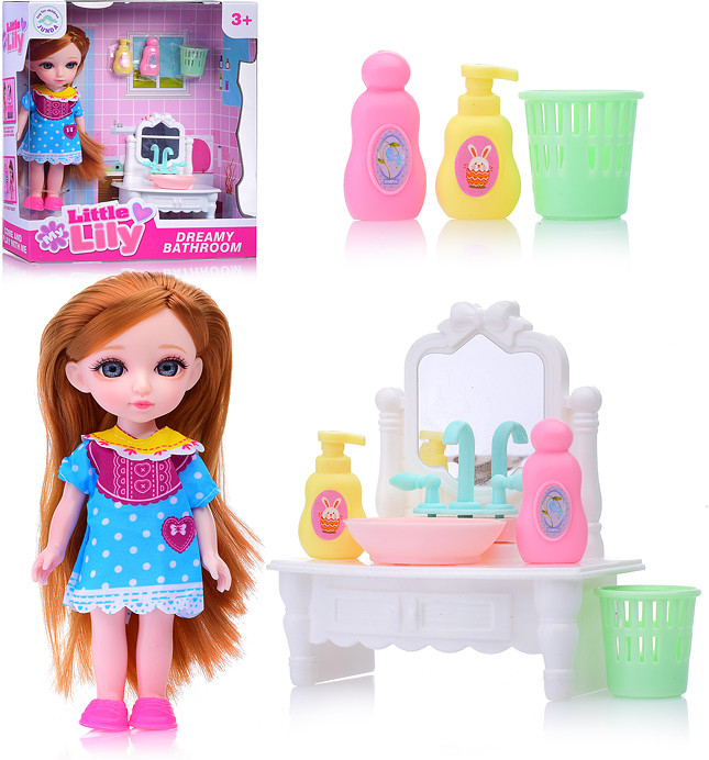 Кукла с аксессуарами «Ванная комната»