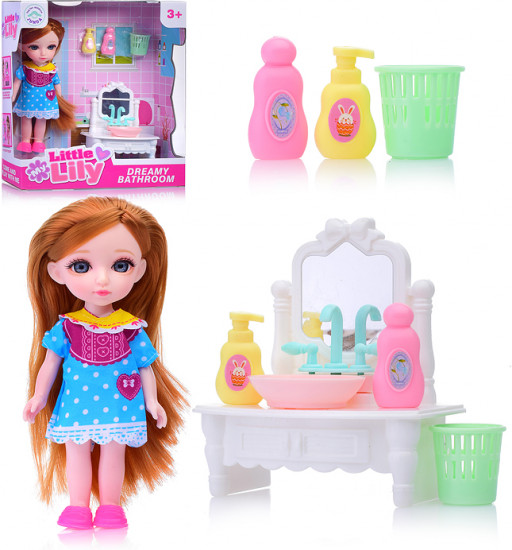 Кукла с аксессуарами «Ванная комната»