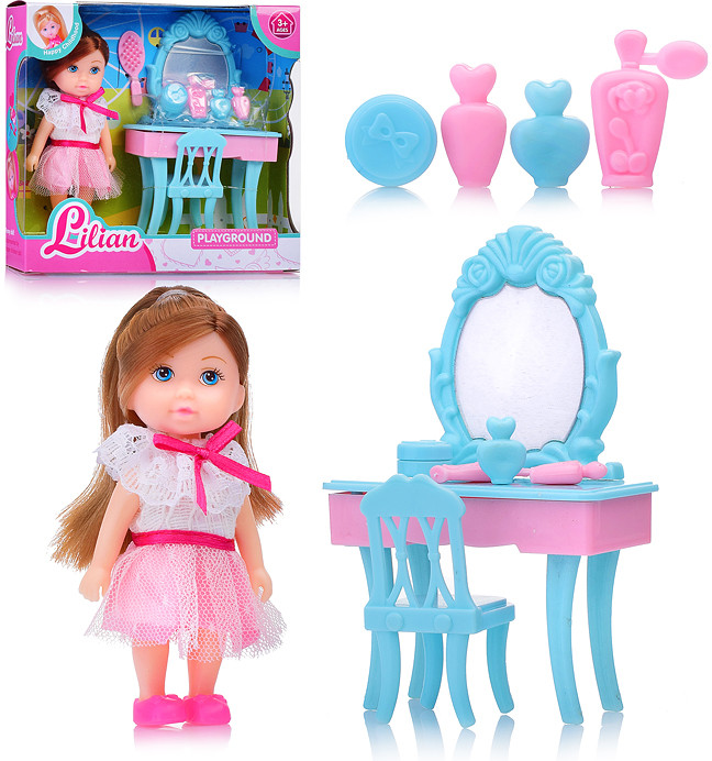 Кукла с аксессуарами «Кристина с туалетный столиком»
