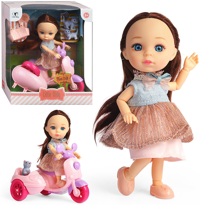 Кукла с аксессуарами «Лидочка в мини путешествии с питомцами»