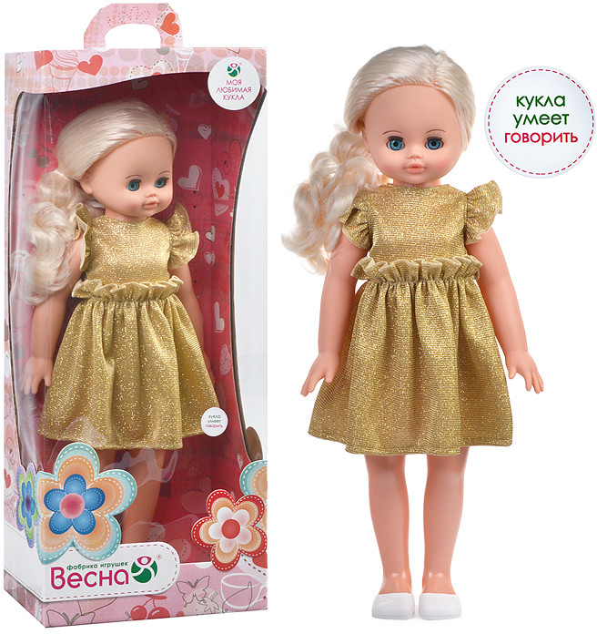 Кукла со звуком «Алиса яркий стиль 2» | Фабрика игрушек «Весна»