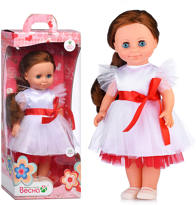 Кукла со звуком «Анна праздничная 3» | Фабрика игрушек «Весна»