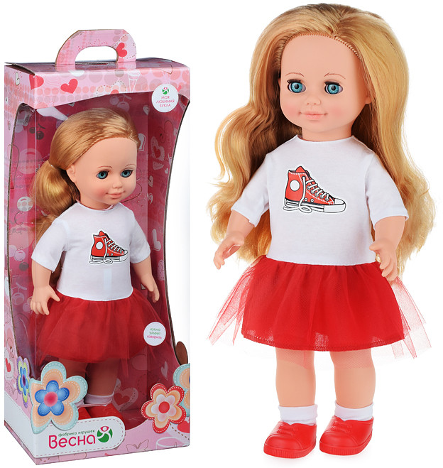 Кукла со звуком «Анна яркий стиль 1» | Фабрика игрушек «Весна»