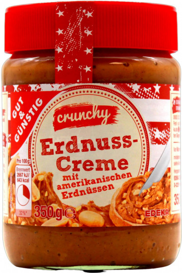 Арахисовая паста хрустящая «Crunchy»