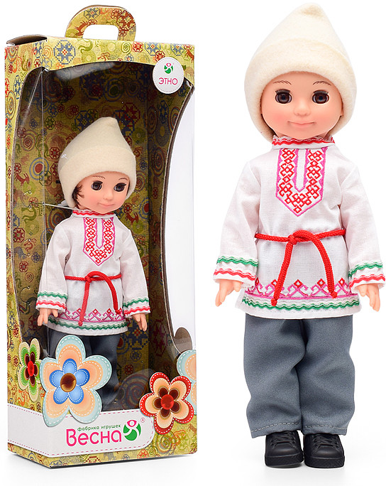 Кукла «Мальчик в марийском костюме» | Фабрика игрушек «Весна»